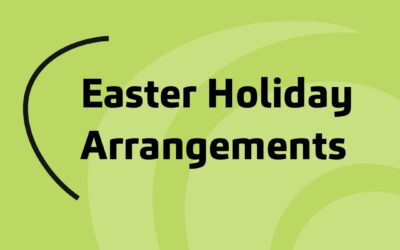 Easter Holiday Arrangements