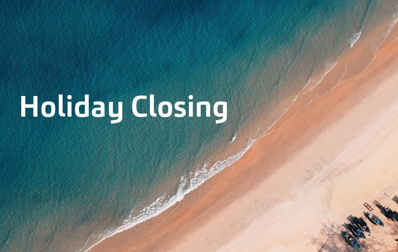 Holiday Closing – Monday 8th May