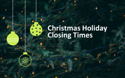 Christmas Holiday Closing Times